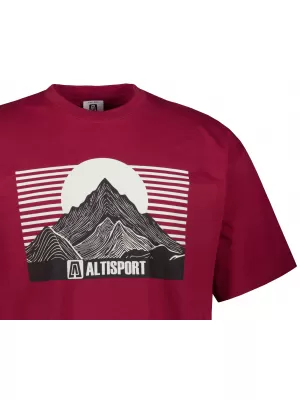 Tričko ALTISPORT ALM188812 GRANÁT