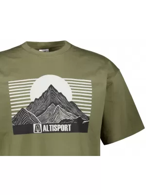 Tričko ALTISPORT ALM188812 KHAKI