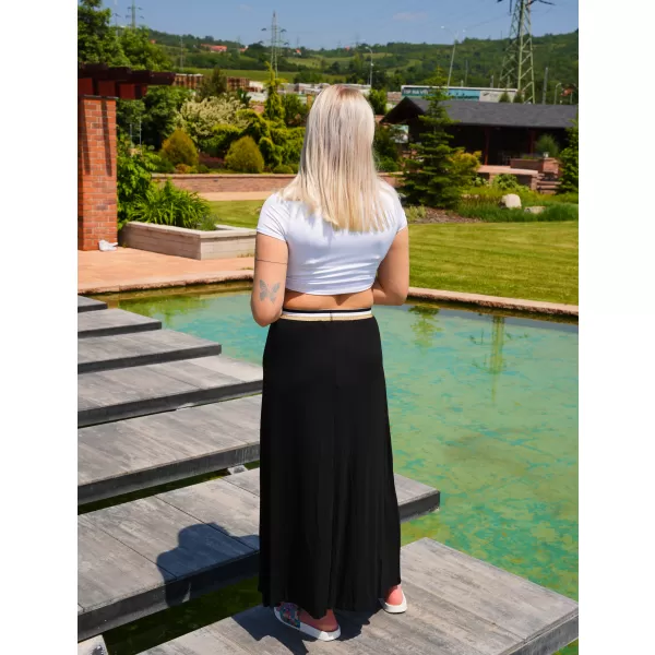  Dámska sukňa ALTISPORT ETTA ČIERNY 