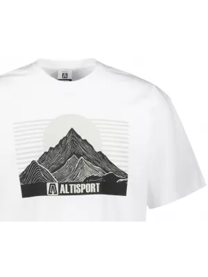 Tričko ALTISPORT ALM188812 BIELY
