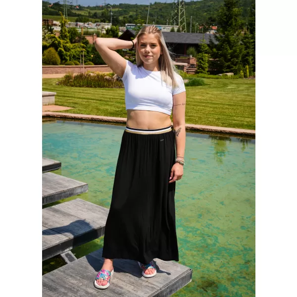  Dámska sukňa ALTISPORT ETTA ČIERNY 