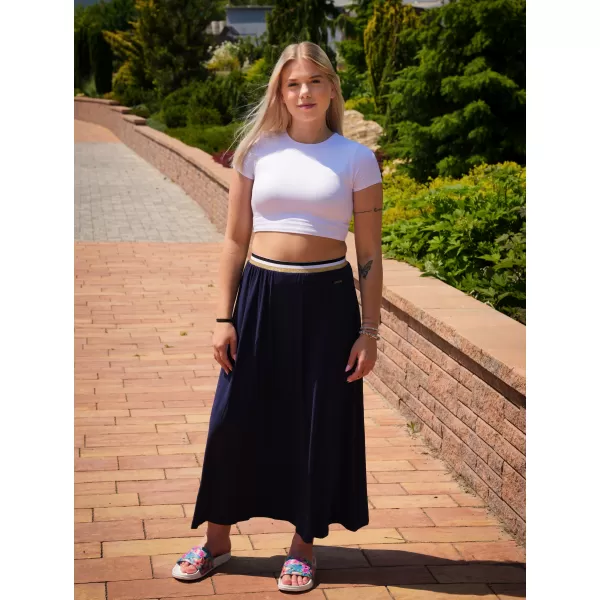  Dámska sukňa ALTISPORT ETTA TMAVO MODRÁ 