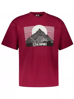 Tričko ALTISPORT ALM188812 GRANÁT