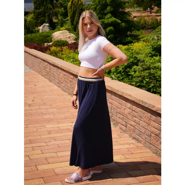  Dámska sukňa ALTISPORT ETTA TMAVO MODRÁ 