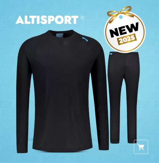 Pánsky termo set ALTISPORT GAIN ČIERNA